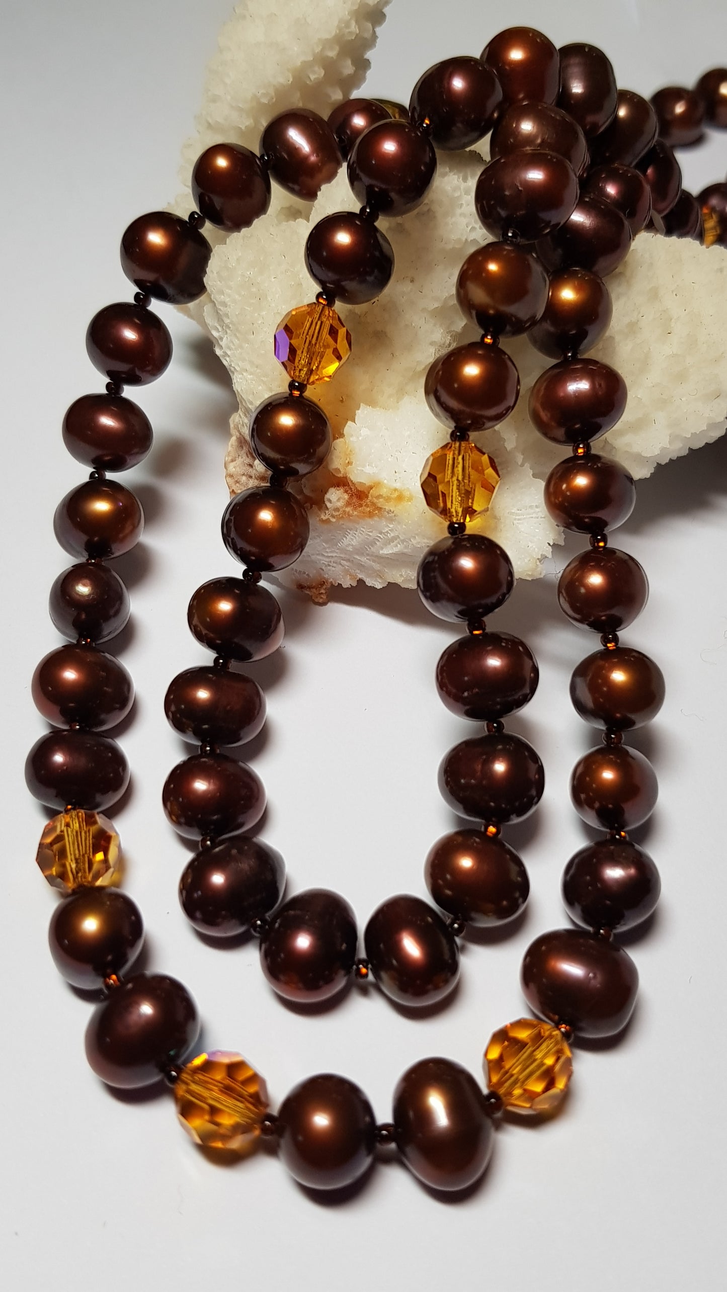 Chocolate Pearl Necklace